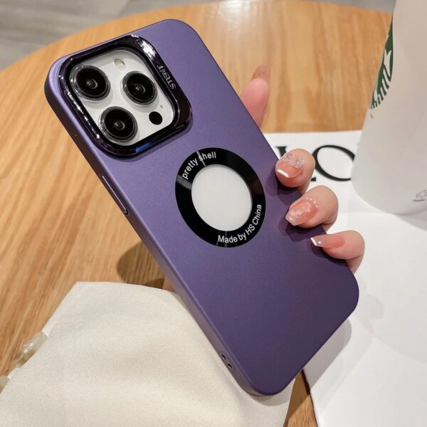 iPhone All Model Cover-Premium Acrylic Invisible Kickstand Case With Lens Protector - Image 6