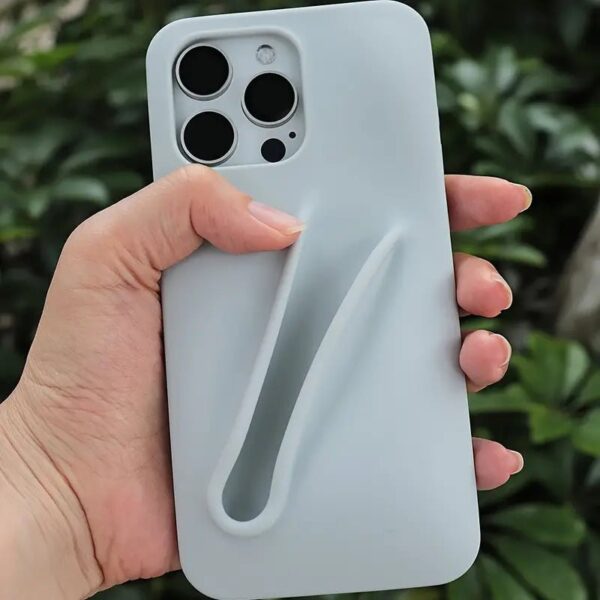 Silicone iPhone Case With Lipstick Holder - Image 3