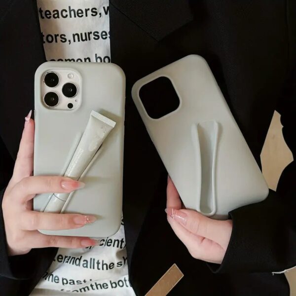 Silicone iPhone Case With Lipstick Holder - Image 6