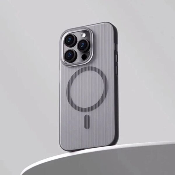 Flex Matt Corrugated Textured Magsafe Case For Iphone - Image 2