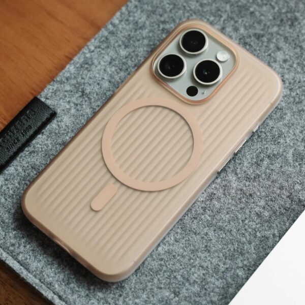 Flex Matt Corrugated Textured Magsafe Case For Iphone - Image 7