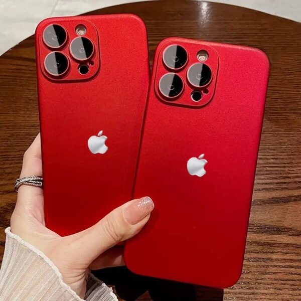 iPhone All Model Cover-Premium PC Matte with Shine Logo with Camera Protection - Image 2