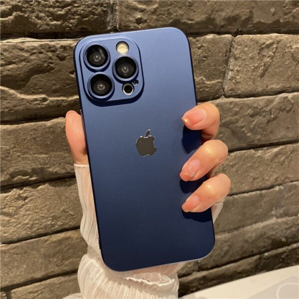iPhone All Model Cover-Premium PC Matte with Shine Logo with Camera Protection - Image 4